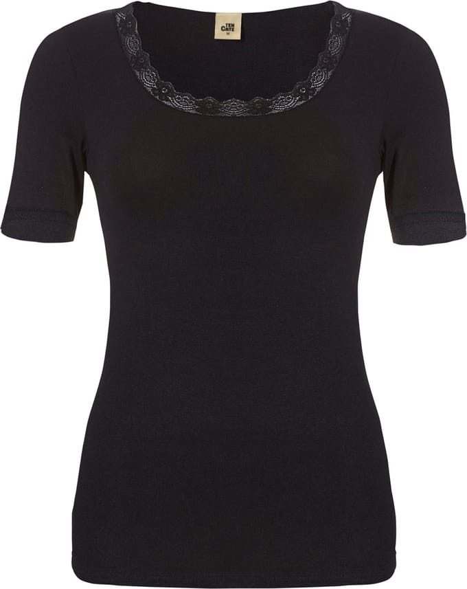 Ten Cate t-shirt met kant zwart voor Dames | Maat S