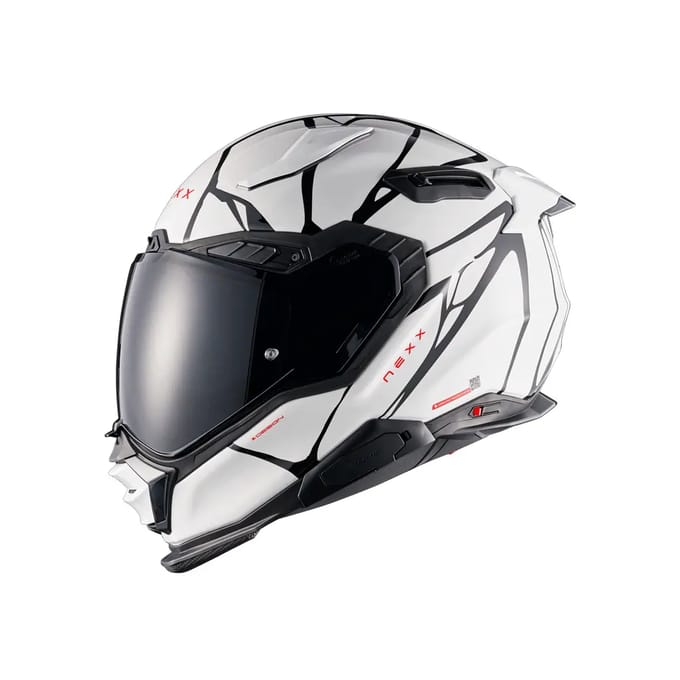 Nexx X.WST 3 B-Side Wit Zwart Integraalhelm - Helm