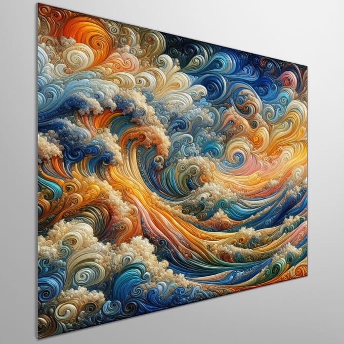 Kunstprint | Wanddecoratie | Dibond | 20 × 20 cm