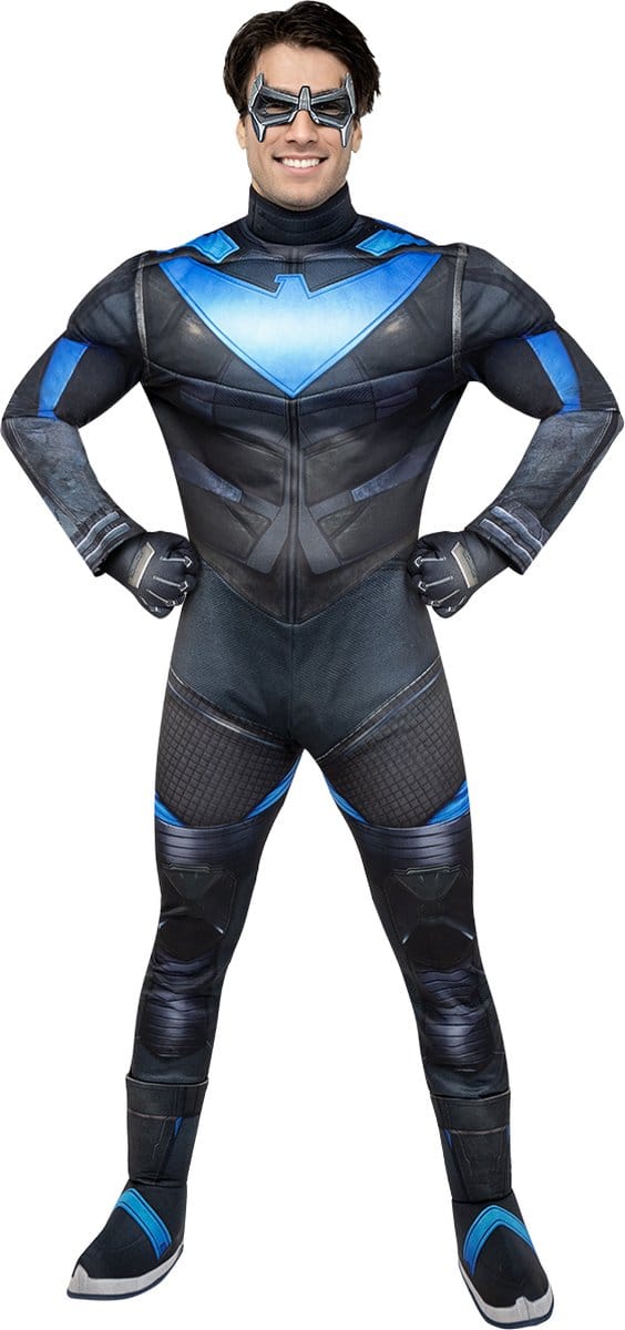 FUNIDELIA Nightwing Kostuum voor mannen - Gotham Knights - Maat: XL