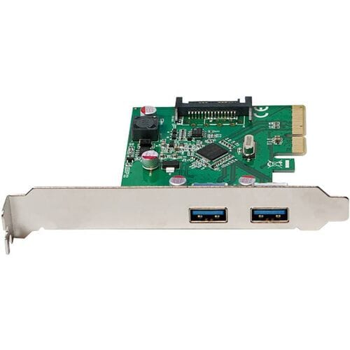 LogiLink PC0080 2 poorten USB 3.2 Gen 2-controllerkaart USB-A PCIe