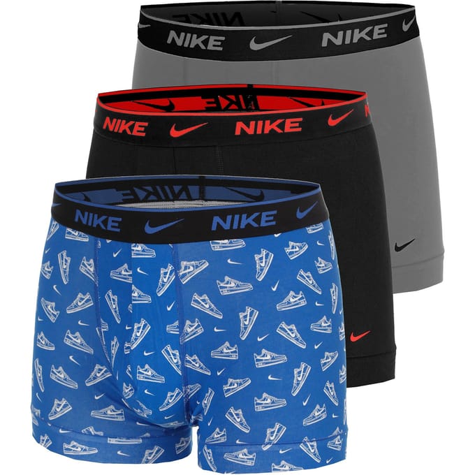 Nike Essential Cotton Stretch Trunk Boxershort Verpakking 3 stuks Heren
