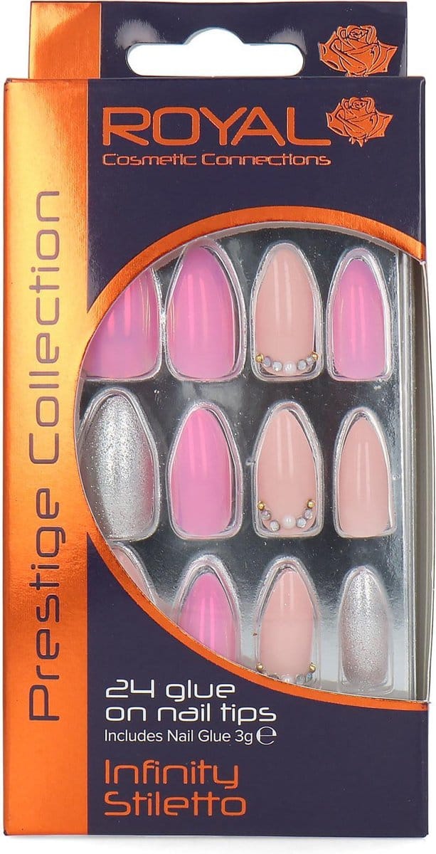 Royal 24 Stiletto Glue-On Nails - Infinity Stiletto