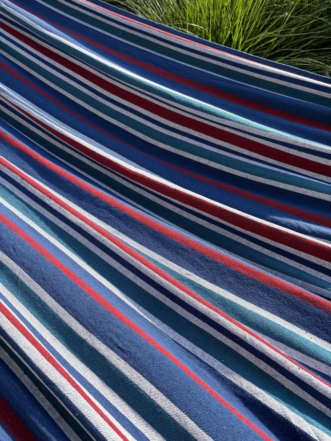 Sandos - Hangmat met Stok - 220x160 cm - Boho Stijl - Twee Personen