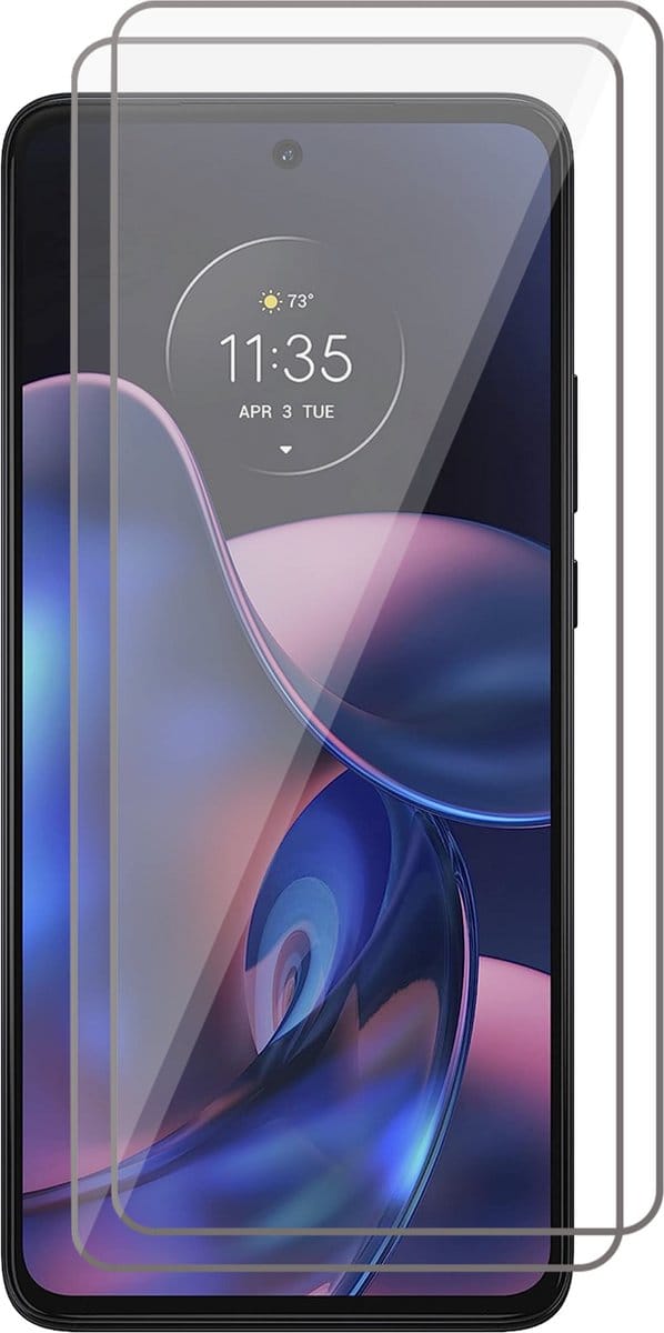 Screenprotector geschikt voor Motorola Moto Edge 2022 - 2x Gehard Glas Screen Protector GlassGuard