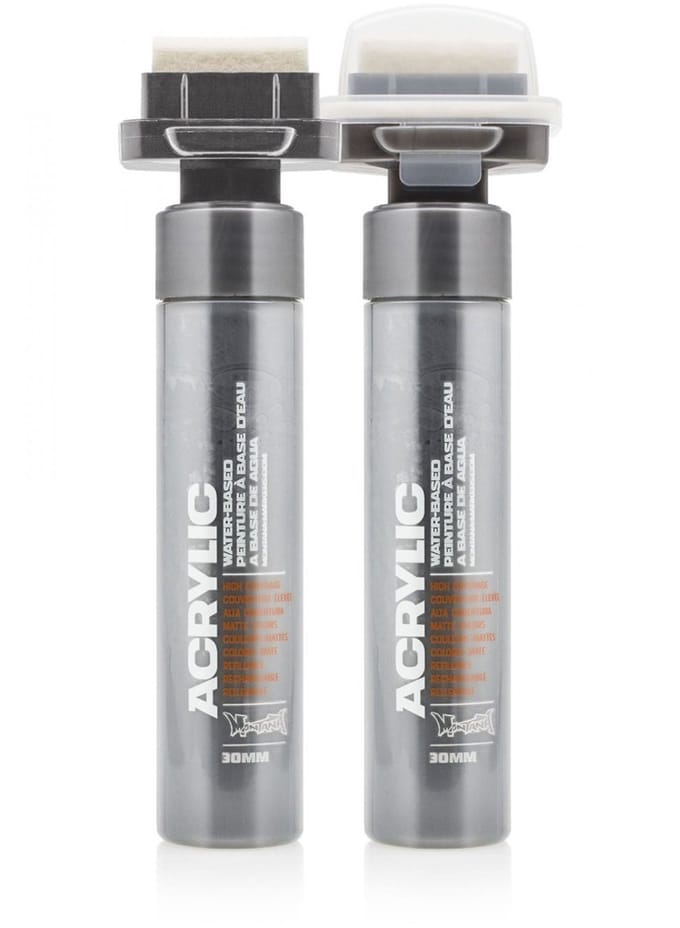 Montana ACRYLIC Marker 30mm Outline Silver