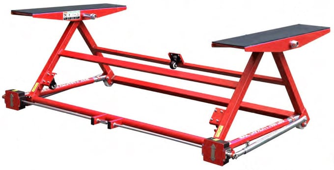 Mobiele mechanische autolift 3 T 570 mm MW Tools MAL3000