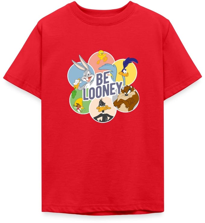Looney Tunes Kaarakters Be Looney T-Shirt Tiener