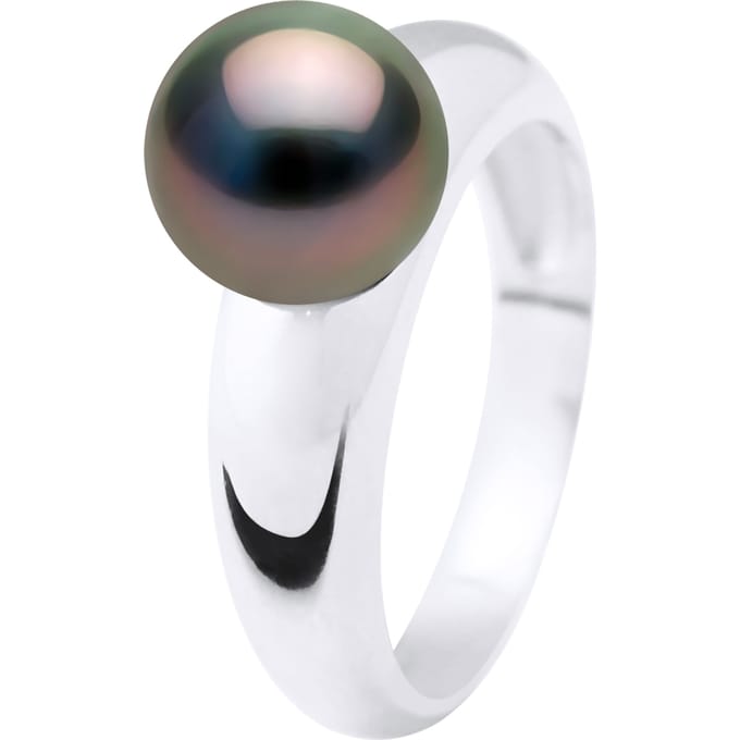 Ring Groot - Echte Gecultiveerde Tahiti Parels Rond 9-10 mm