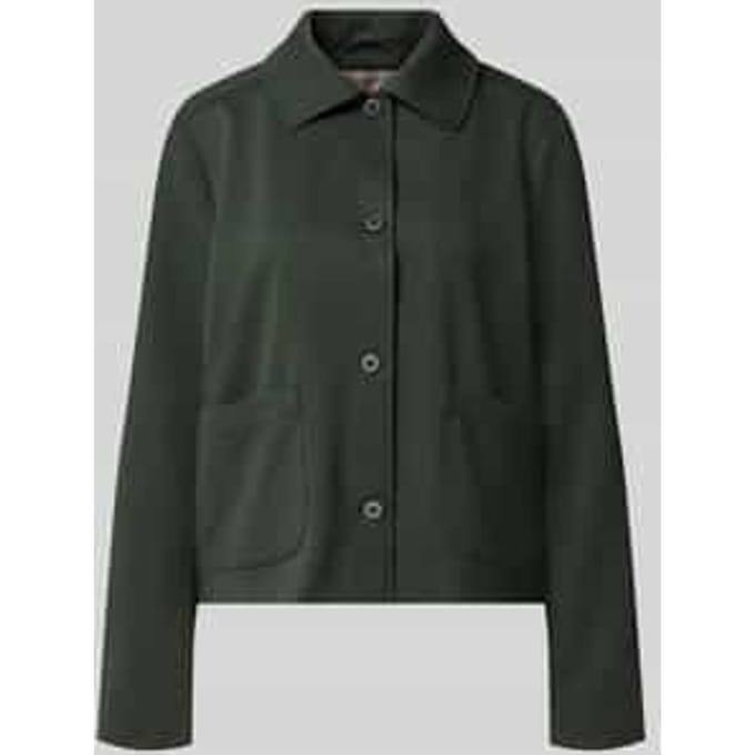 Regular fit Jack met viscose Model 'Nanni'