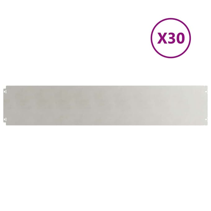 vidaXL - Gazonranden - 30 - st - 20x103 - cm - roestvrij - staal