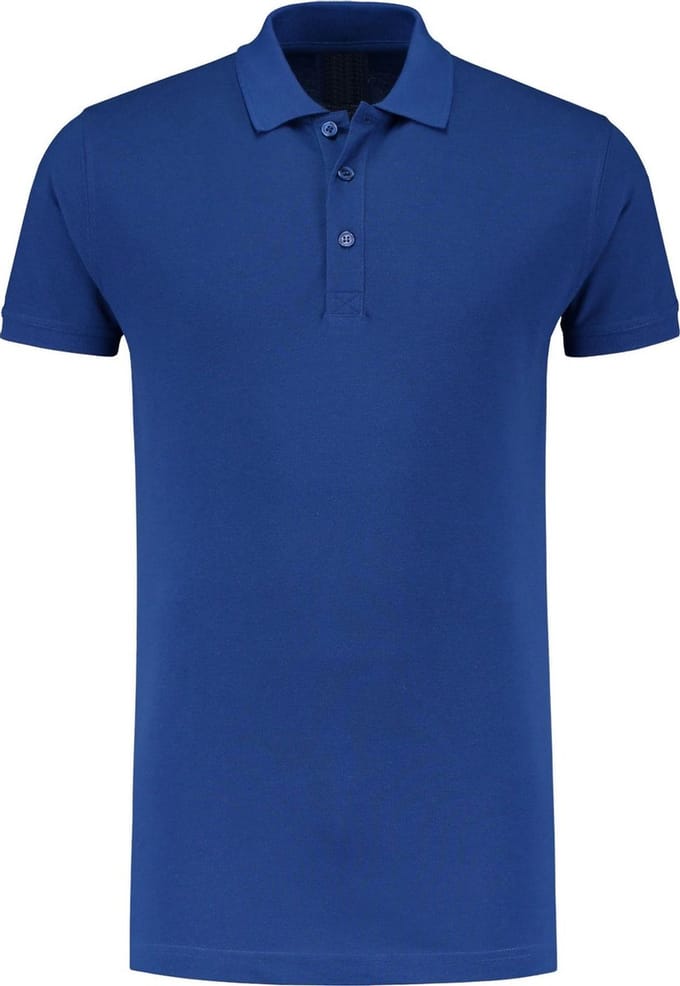 L&S Polo Basic Cot/Elast SS for him