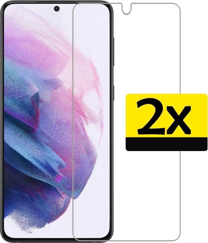 Screenprotector - Geschikt voor Samsung Galaxy S21 - 2 Stuks - Extra Sterk - Beschermglas - Gehard Glas - Tempered Glass - Screen Protector