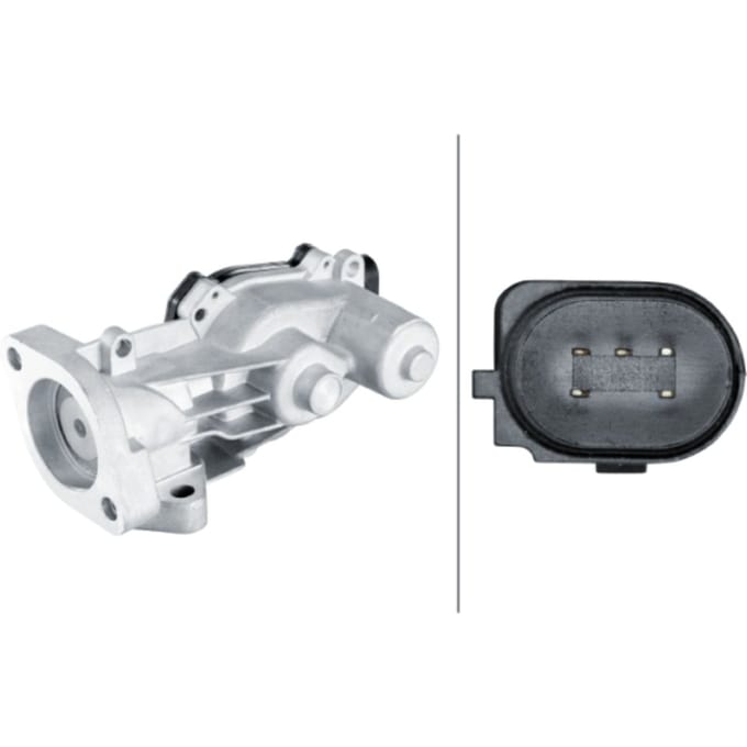 EGR-klep HELLA 6NU014 864-711