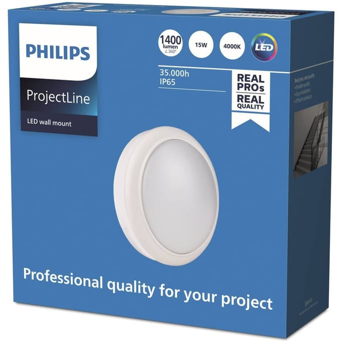 Philips LED ProjectLine 8719514954311 LED-buitenlamp (wand) LED LED 15 W Wit