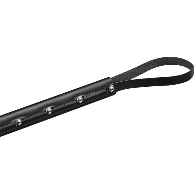 Rimba - Zweep Met Zwarte strengen Leer 72 cm