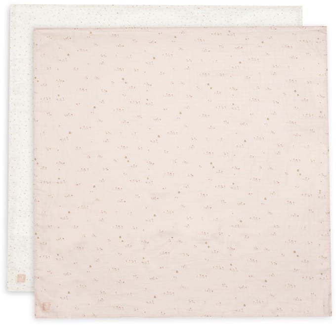 Jollein Hydrofiele Doek Large - 115x115cm - Pretty Picnic - 2 Stuks