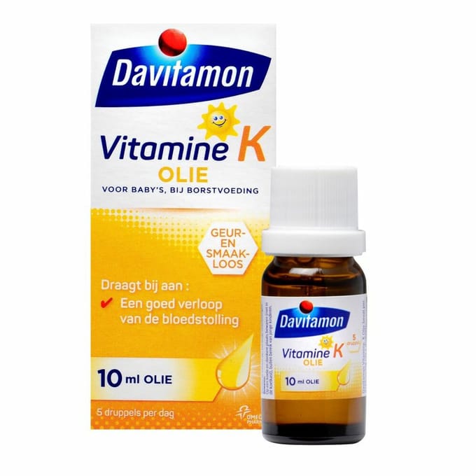 Davitamon Vitamine K Olie - 2 x 10 ml - Voordeelverpakking