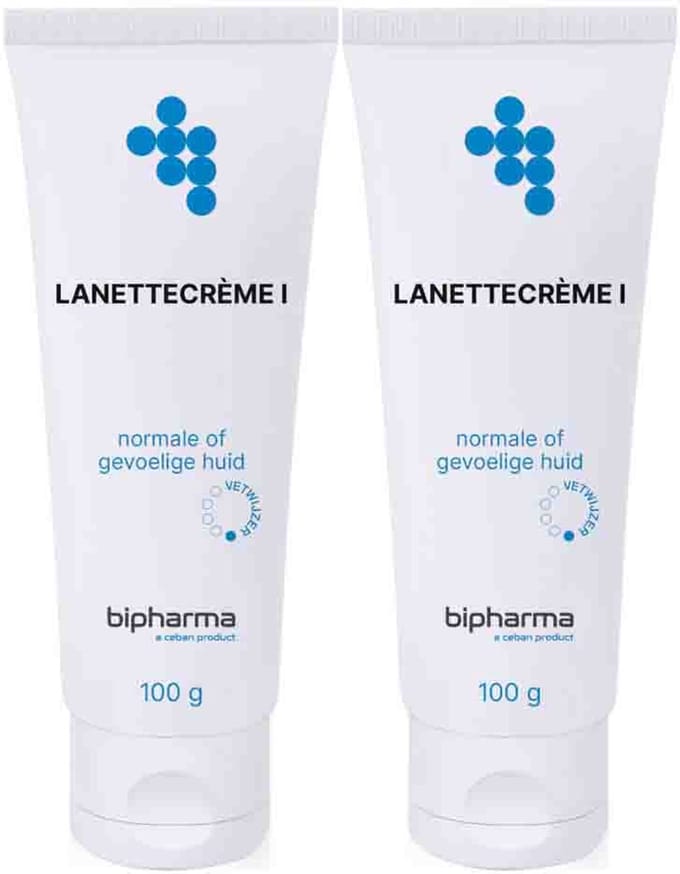 Bipharma Lanettecreme I - 2 x 100 gr - Voordeelverpakking
