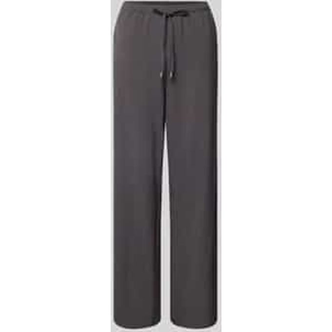 Baggy fit stoffen broek met elastische band, model 'ISADORA'