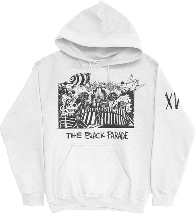 My Chemical Romance - XV Marching Frame Hoodie/trui - L - Wit