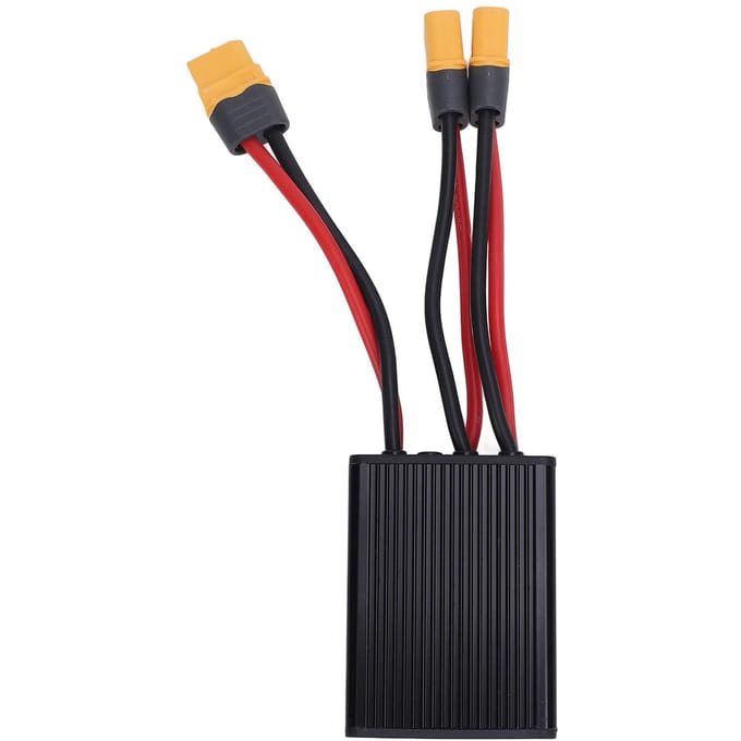 Convertisseur de décharge double batterie Vélo électrique Interrupteur Équilibrage 24 72V 30A black