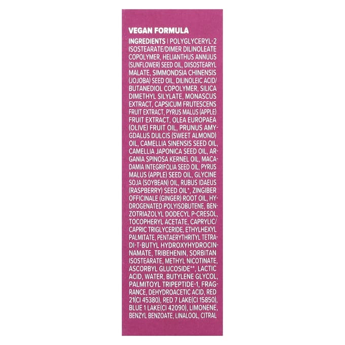 I Dew Care, Glow Easy, Vitamin C Lip Oil, Raspberry, 6ml (0.20fl oz) pink