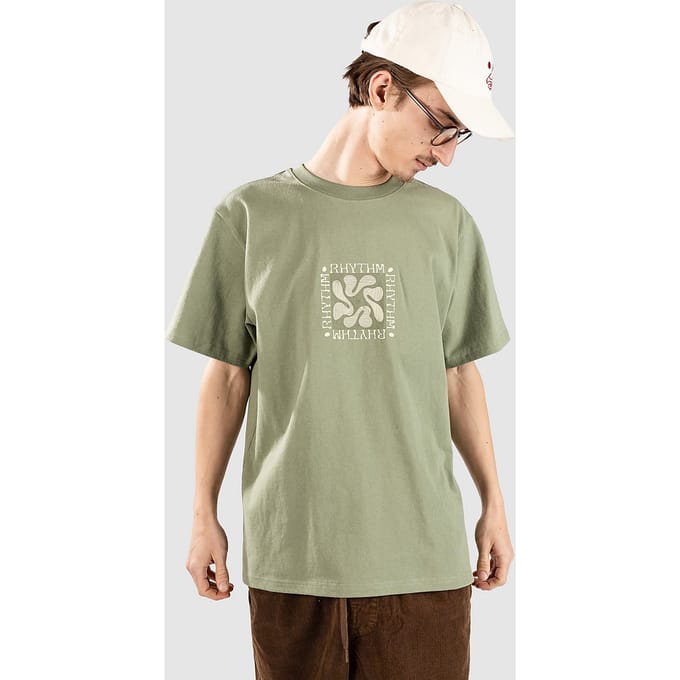 Rhythm Grange Vintage T-Shirt groen