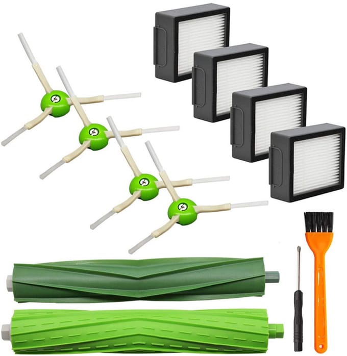 Stofzuigeraccessoires -Geschikt voor IROBOT ROOMBA i3 i4 i6 E5 E6 E7 stofzuiger - Onderhoudsset -12 stuks