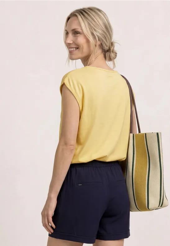 Basic shirt met boothals