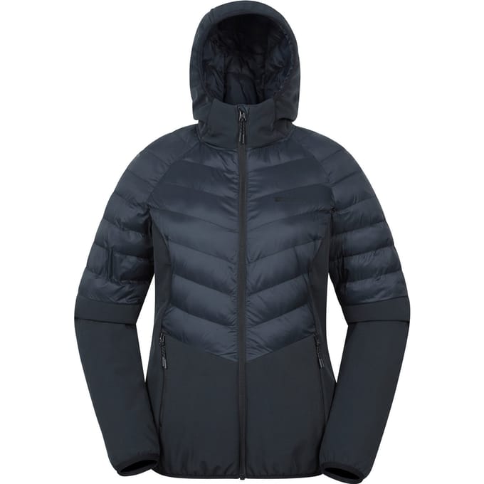 Mountain Warehouse Dames/Dames Agile gewatteerd Soft Shell jack (Zwart)