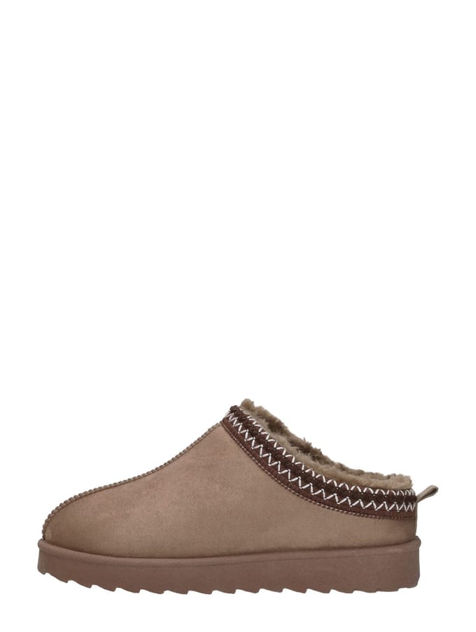 SUB55 Home Collection Pantoffels Dicht Pantoffels Dicht - taupe - Maat 37
