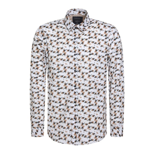 Gabbiano - Heren Overhemd - 333518 - 101 White