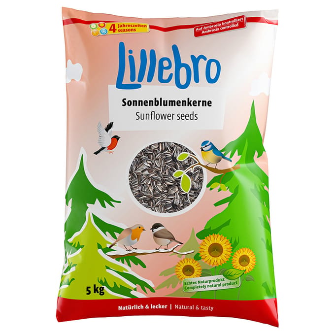 5kg Lillebro Zonnebloempitten voor Vogels