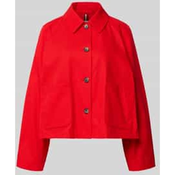 Relaxed fit Trenchcoat van puur katoen