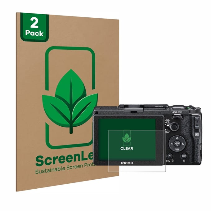 2 Stuks Screenprotector voor Ricoh GR II 2015 - Hoogwaardige Beschermfolie transparant