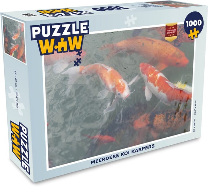 Puzzel Meerdere koi karpers - Legpuzzel - Puzzel 1000 stukjes volwassenen