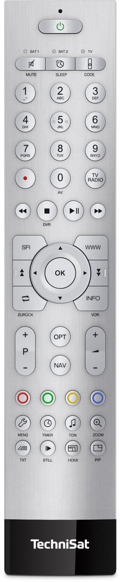 TechniSat TechniControl II afstandsbediening SAT, TV Drukknopen