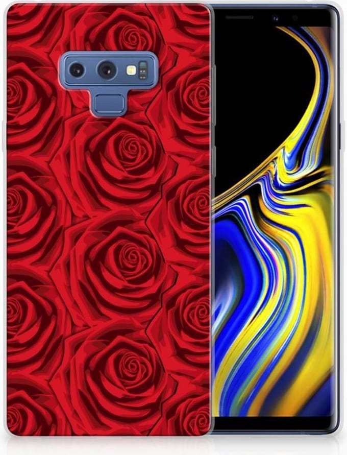 Samsung Galaxy Note 9 TPU Case Red Roses