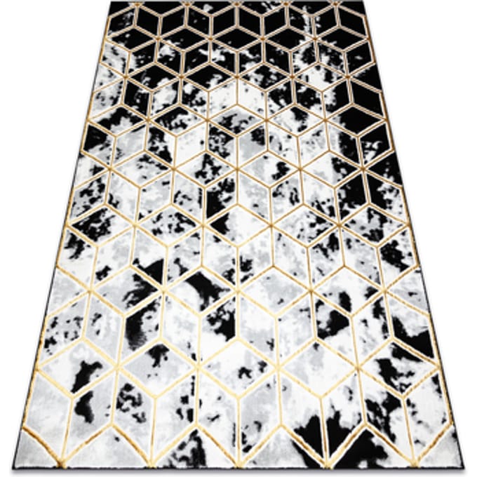 Kleden Rugsx Tapijt ALLURE 1966 Cube 3D-kubus - Structureel, 140x190 cm