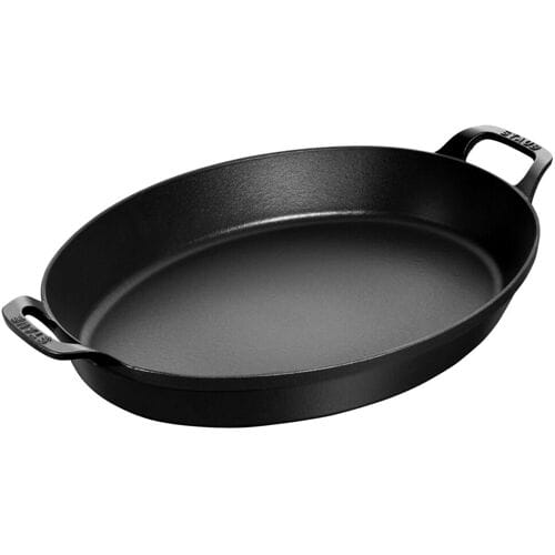 STAUB SPECIALITIES - Bakvorm - ovaal - 370mm - Gietijzer - Zwart