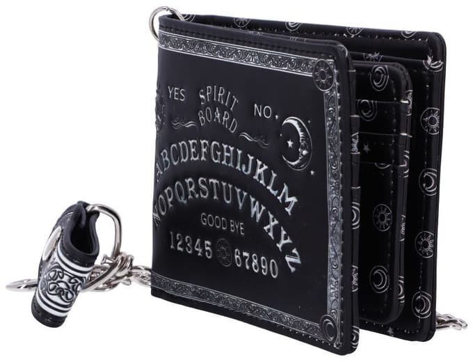 Nemesis Now - Gothic Portemonnee - Spirit Board - voor Mannen - zwart-wit