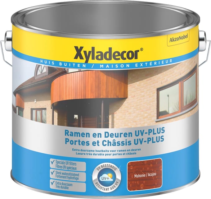Xyladecor - Ramen & Deuren Uv-Plus - Mahonie - 2,5 L