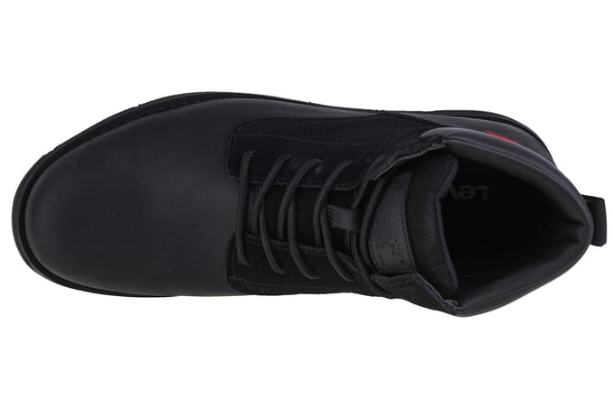 Levi's Jax Plus, heren zwarte veterschoenen 45 zwart