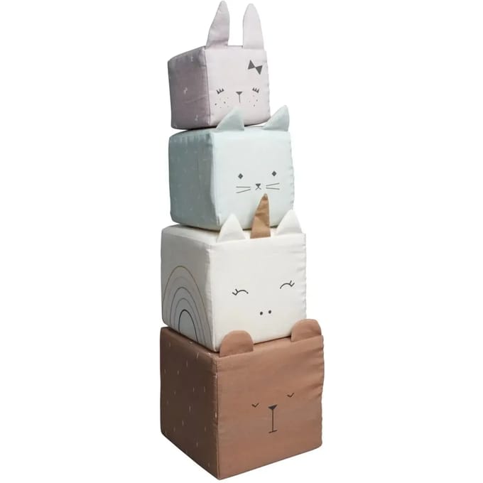 Zachte blokken knuffels Fabelab Animals