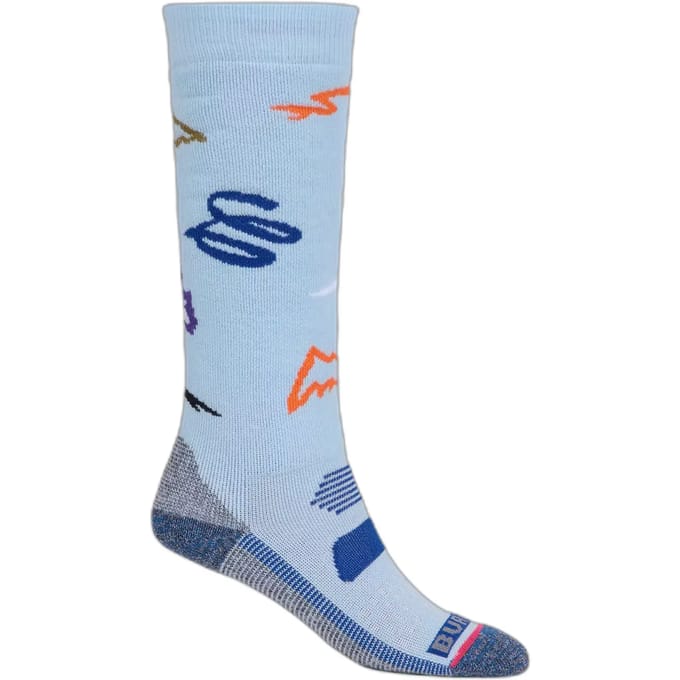 Burton Performance Midweight Sokken Blauw EU 27-29 Kinderen