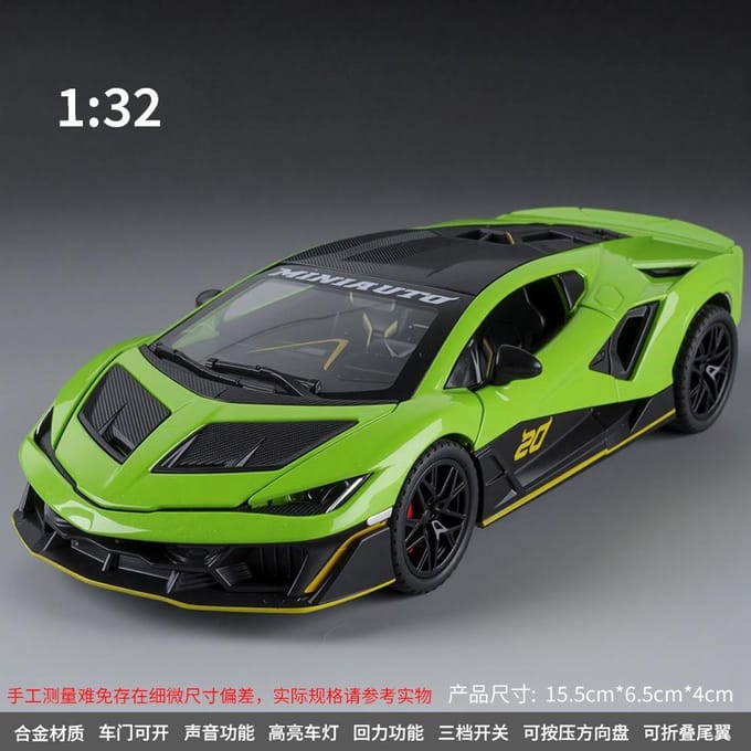 1:32 Fenomeno Superveloce Sv Hypercar Legering Metaal Diecast Model Auto Huisdecoratie En Computer Bureau Ornamenten