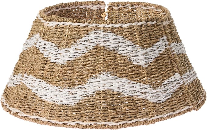 HIVER - Kerstboomrok - Natuurlijk/Wit - ⌀ 51 cm - Zeegras