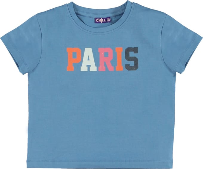 O'Chill-Meisjes t-shirt Mila-Blauw