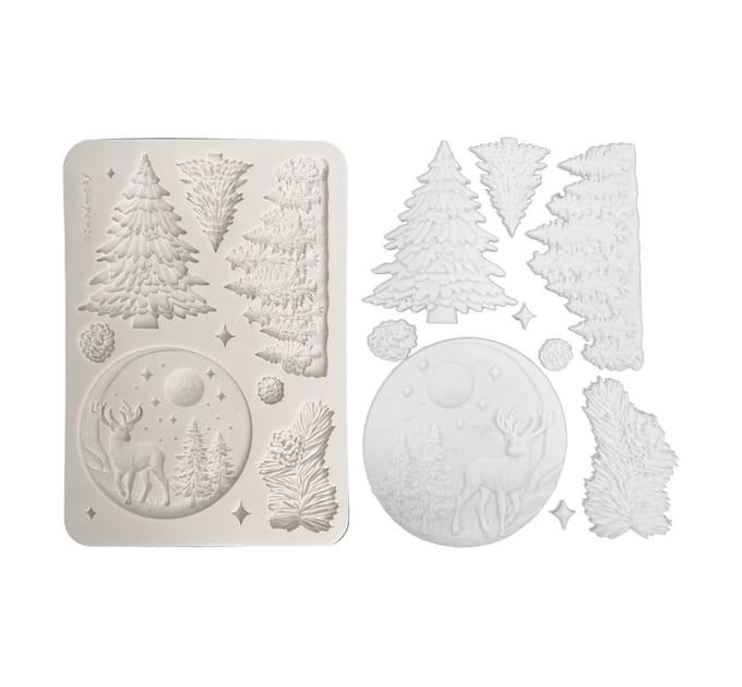Stamperia Silicon vorm A5 "Winter Landscape"